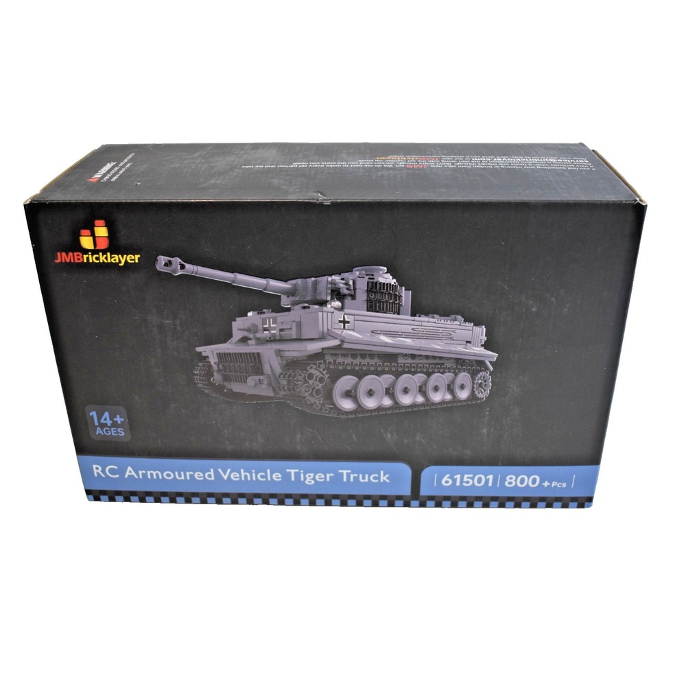 JMBricklayer 61501 RC Armoured Vehicle Tiger Tank Truck 800 Pieces New